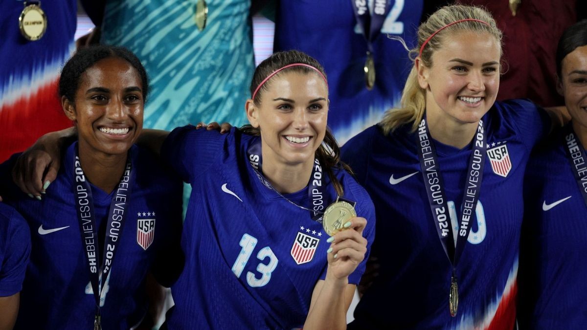 US football great Alex Morgan is set to retire. GETTY IMAGES