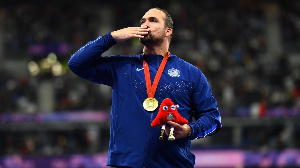 Paralympic champion Jeremy Campbell redefining the discus. GETTY IMAGES